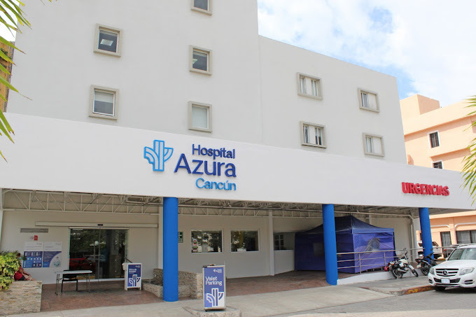 Vista frontal de Hospital Azura, Cancún, socio SIIM de Radiocare