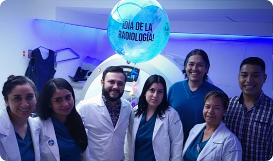 Equipo de Radiocare en el día de la radiología