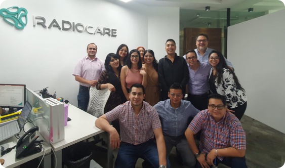 Equipo de trabajo en Radiocare